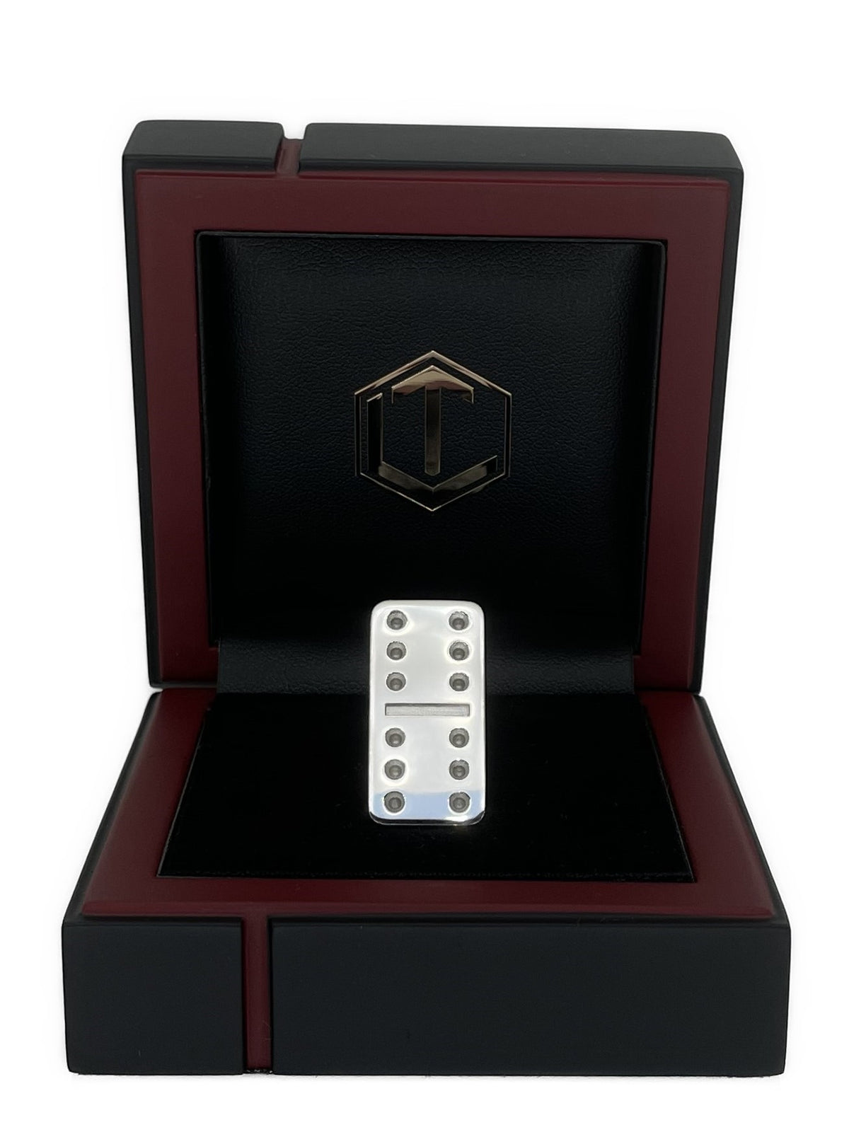 925 sterling silver domino. solid. In its characteristics, size and texture, the classic domino is quite unique on the market! Valuable, exclusive and valuable! A must-have for game lovers, collectors and investors!