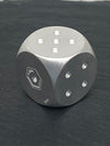 Dice made of 925 sterling silver. The classic, fully solid cube is unique on the market worldwide in terms of its size and properties! Exclusive and valuable! A must-have for game lovers, collectors and investors!