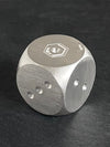 Dice made of 925 sterling silver. The classic, fully solid cube is unique on the market worldwide in terms of its size and properties! Exclusive and valuable! A must-have for game lovers, collectors and investors!