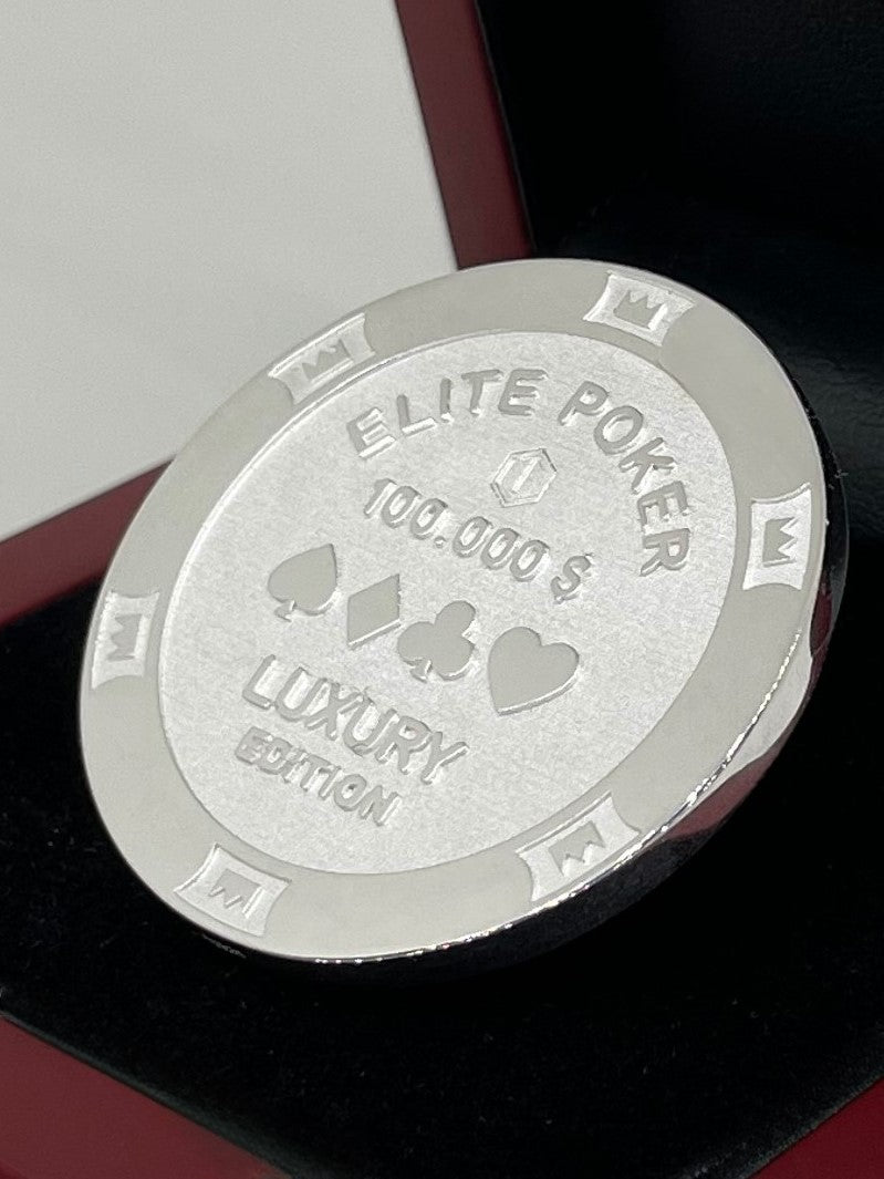 Pokerchip aus 925 Sterlingsilber